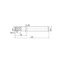 三菱マテリアル インパクトミラクルエンドミル VFSDRBD0600R030 1本（直送品）