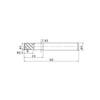 三菱マテリアル インパクトミラクルエンドミル VFSDRBD0800R050 1本（直送品）