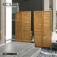 タカショー エコランド ルーバーラティス 900X1800mm EWL-918 1セット＜3枚入＞　（直送品）