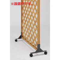 タカショー ラティス用キャスター付スタンドセット　TKP-16　1セット（2個入）　（直送品）