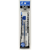 シンワ測定 工事用 ノック式クレヨン 4.0mm 黒 78445 1セット(10本)