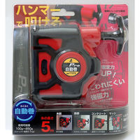 シンワ測定 ハンディ下げ振り Pro 自動巻 赤 77375 1セット(1個×3)