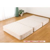 ファミリー・ライフ　3分割ボンネルコイルマットレス　ダブル 1枚　（直送品）