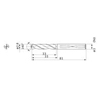 三菱マテリアル WSTARドリル MWS0280LB:VP15TF 1本（直送品）