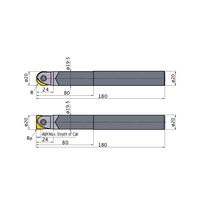 三菱マテリアル SRF形ボールエンドミル SRFH20S20MW 1個（直送品）