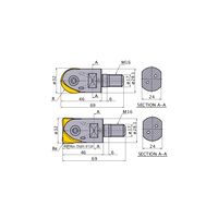 三菱マテリアル SRF形ボールエンドミル SRFH30AM1645 1個（直送品）