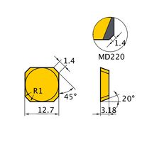 三菱マテリアル カッタ用インサート SEEN1203AFSN1:F7030 1セット(10個)（直送品）