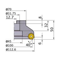 三菱マテリアル AHX型正面フライス AHX640WR10010D 1個（直送品）