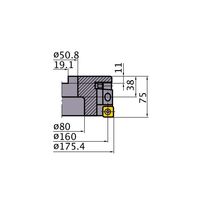 三菱マテリアル フライス用カッター FF3000R0602F 1個（直送品）