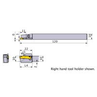 三菱マテリアル GYシリーズ外径用ホルダー GYSR1010JX00ーF11 1個（直送品）