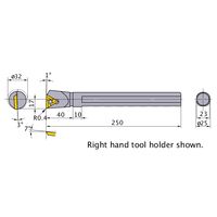 三菱マテリアル S形ボーリングバー S25SSTFER16 1個（直送品）