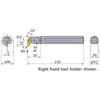 三菱マテリアル S形ボーリングバー S32SSVUCR16 1個（直送品）
