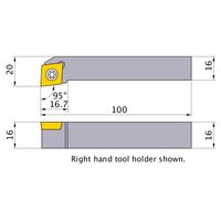 三菱マテリアル SPバイト SCLCR1616H12 1個（直送品）
