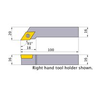 三菱マテリアル SPバイト SDJCR1616H11 1個（直送品）