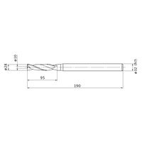 三菱マテリアル バイオレット座繰用ドリル VAPDSCBD2800 1本（直送品）