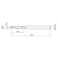 三菱マテリアル バイオレット座繰用ドリル VAPDSCBD3000 1本（直送品）