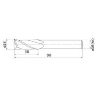 三菱マテリアル エムスターエンドミル MS2MSD1800 1本（直送品）
