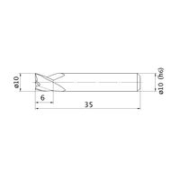 三菱マテリアル エムスターエンドミル MS3ESD1000L35S10 1本(1個)（直送品）