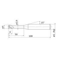 三菱マテリアル エムスターエンドミル MS4XLD0400N500 1本（直送品）