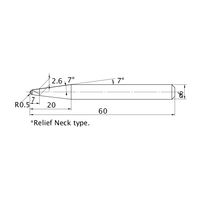 三菱マテリアル ミラクルエンドミル VC4STBR0050T0700N20 1本（直送品）