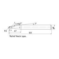 三菱マテリアル ミラクルエンドミル VC4STBR0100T0700N17 1本（直送品）