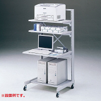サンワサプライ　マルチメディアラック（大型キャスター） RAC-263N 1台　（直送品）