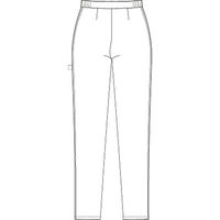 ルコックスポルティフ スリムストレッチパンツ ホワイト M UQW2034 ナースパンツ レディスパンツ