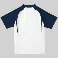 adidas スクラブ ホワイト+ネイビー O SMS122-10 LL 1枚　スクラブ（直送品）