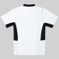 adidas ジャケット ホワイト+ネイビー L SMS620-18 1枚　スクラブ（直送品）