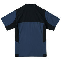 adidas ジャケット ネイビー+ブラック L SMS120-18 1枚　スクラブ（直送品）