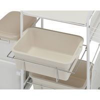 松吉医科器械 リベルタオムツ交換車 LB-002N 1台 23-7363-01（直送品）