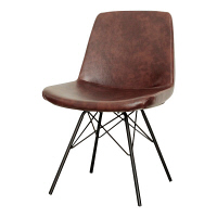 【軒先渡し】KT-88 チェア 54076840 ブラウン 1脚　東馬　（直送品）