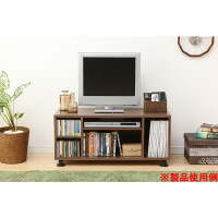 アイリスオーヤマ シンプルAVボード SAB-90 ブラウン 1台　（直送品）