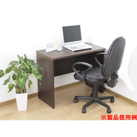 アイリスオーヤマ シンプルデスク SLD-9060 ブラウン 1台　（直送品）