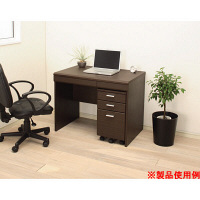 アイリスオーヤマ シンプルデスク SLD-9060H ブラウン 1台　（直送品）