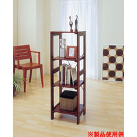 アイリスオーヤマ ウッディラック WOR-3312 ブラウン 1台　（直送品）