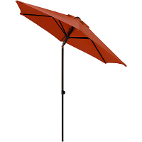 タカショー プッシュアップパラソル250 GSTY-P09R レッド 1本　（直送品）