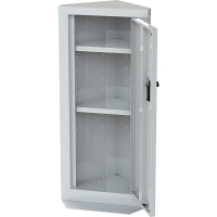 ナカバヤシ エレベーター用防災キャビネット　ダイヤルロック　スリムタイプ　ホワイト 幅360×奥行230×高さ800mm EVC-102DW 1台　（直送品）