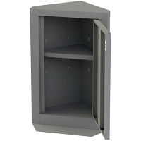 ナカバヤシ エレベーター用防災キャビネット　引手/コンパクトタイプ　ニューグレー 幅360×奥行230×高さ550mm EVC-103HN 1台　（直送品）