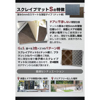 クリーンテックス・ジャパン スクレイプマットS　シルバー　60×90cm PS0O7R10O0N0NCA7J 1枚