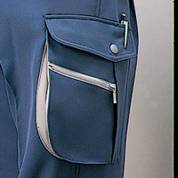 自重堂　制服百科　エコツータックカーゴパンツ　アースグリーン　１０６　40002（直送品）