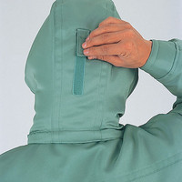 自重堂　制服百科　エコ防寒ブルゾン（フード付）　ネービー　５Ｌ　48270（直送品）