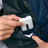 自重堂　制服百科　防水防寒ブルゾン（フード付）　ネービー　ＬＬ　48460（直送品）