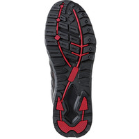 自重堂 制服百科 セーフティースニーカー ブラック×レッド 27.0cm S6161（直送品）