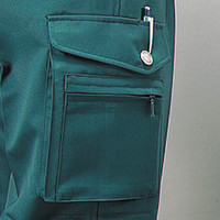 自重堂　制服百科　防汚加工ツータックカーゴパンツ　アースグリーン　７９　882（直送品）