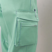 自重堂　制服百科　製品制電防汚ツータックカーゴパンツ　アースグリーン　７６　5720（直送品）