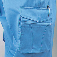 自重堂　制服百科　エコ製品制電ツータックカーゴパンツ　スカイグレー　７９　40322（直送品）