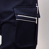 自重堂　制服百科　ツータックカーゴパンツ　スプレーグリーン　９１　42502（直送品）