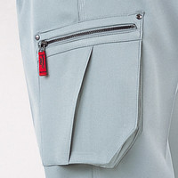 自重堂　制服百科　抗菌防臭ストレッチツータックカーゴパンツ　アッシュ　１０６　43502（直送品）