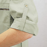 自重堂　制服百科　長袖シャツ　ストーングレー　ＥＬ　201（直送品）